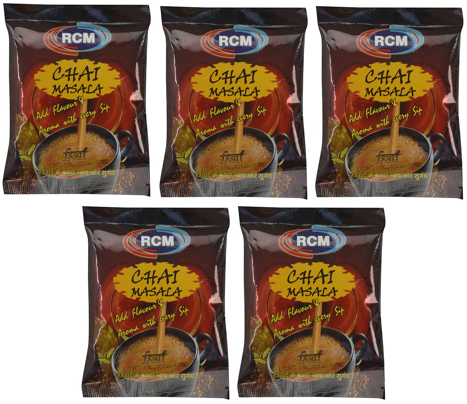 RCM Chai Masala - 50 Grams (Pack of 5)